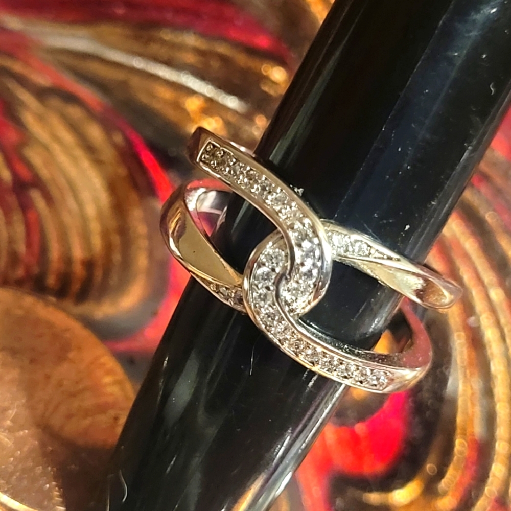 New Sterling Love Knot Ring